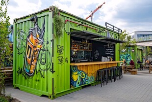 集装箱式咖啡馆