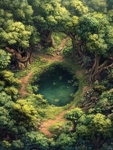 森系场景童话森林