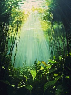 雨林插画