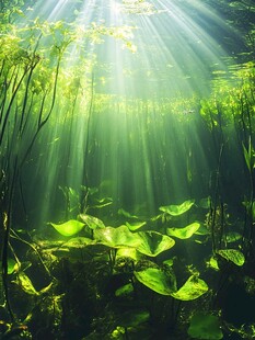 水下生长植物