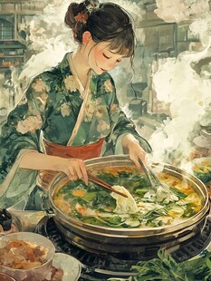 日系美食插画