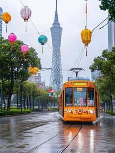 珠江边有轨电车