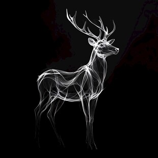 抽象鹿素材