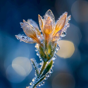 高清冰凌花