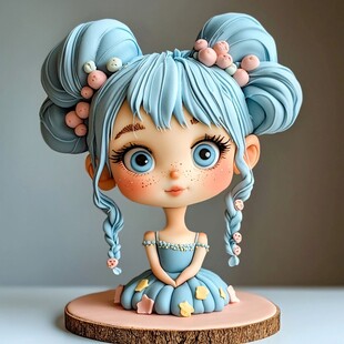 小女孩摆件