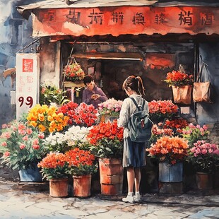 花街店铺