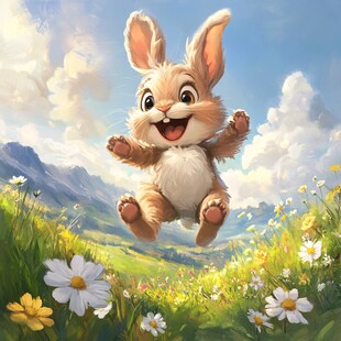 小兔临摹