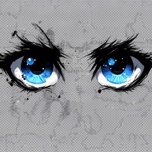大眼睛素材