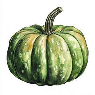 手绘贝贝南瓜