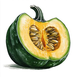 贝贝南瓜插画