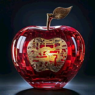 lowpoly苹果