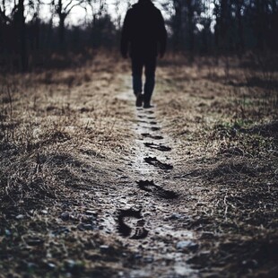 孤独的脚步