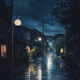 夜景梅雨季