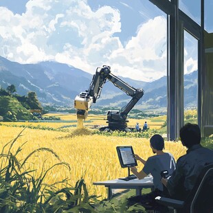 努力工作粮食系列作品