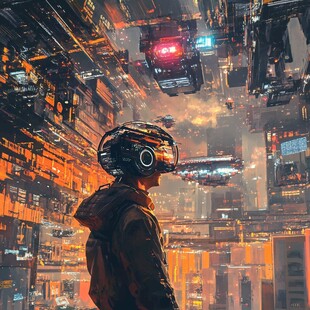 科幻题材插画