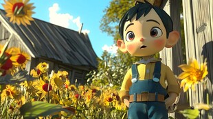 动画片里的农村