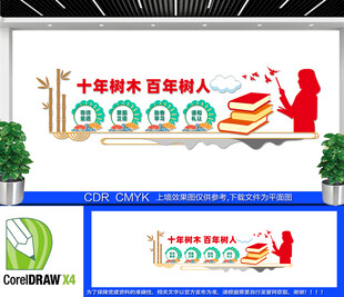 图书馆文化墙