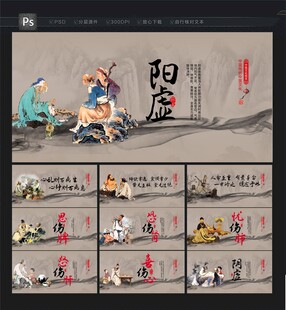 中医养生展板