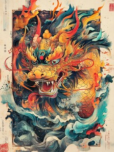 龙年文创插画