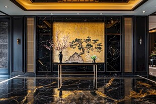 新中式迎宾区设计