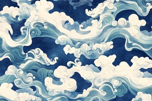 海水云纹