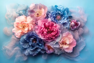 3d立体花卉牡丹