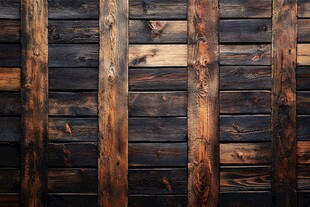 木板隔断墙面背景