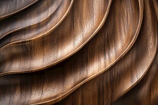 咖啡色动感丝绸顺滑