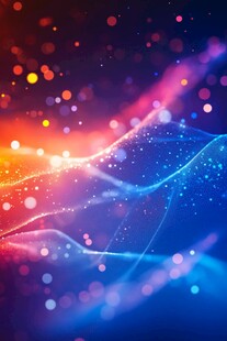 幻彩渐变背景科技背景