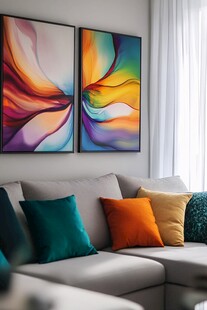 炫彩客厅装饰画