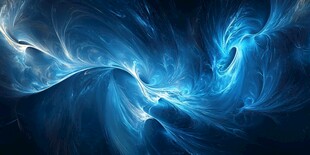 科幻感蓝色流动感背景