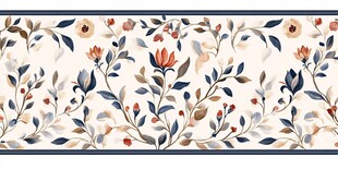 无边框装饰花卉