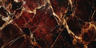 黑金红色大理石