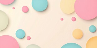 炫彩撞色立体质感背景