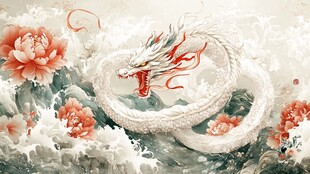 龙吐水壁纸