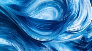 动感唯美蓝色毛发纹理