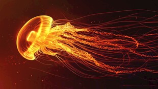 飘逸的水母触角