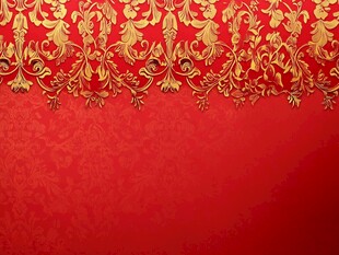 红金色欧式背景