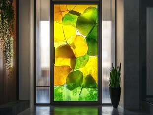 软膜银杏挂画壁画