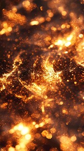 高清金色梦幻光斑