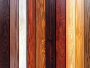 多种颜色木板木材