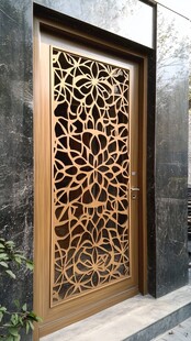 入户别墅大门铝雕面板