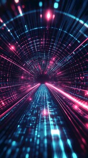 科技光线汇聚背景