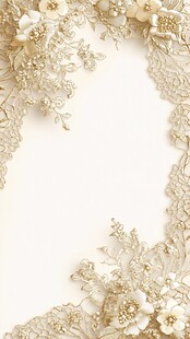 花金属底纹金色