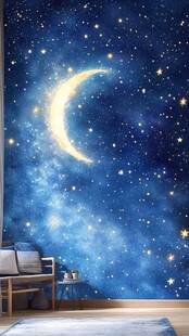 梦幻夜晚立体画