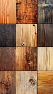 原木色木纹图片色卡