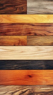 多种颜色木板木材