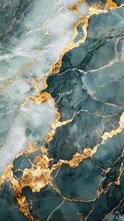 金色透光大理石装饰画