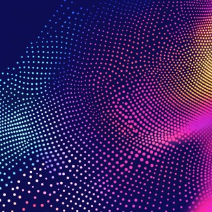 波普点渐变效果