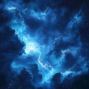 蓝色雷电
